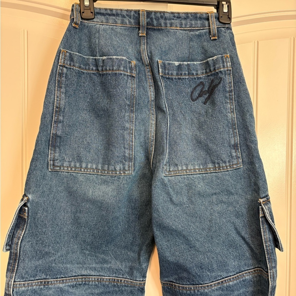 Only Daughters DAKOTA DENIM CARGO jean pants size XS / 25 - Picture 8 of 13